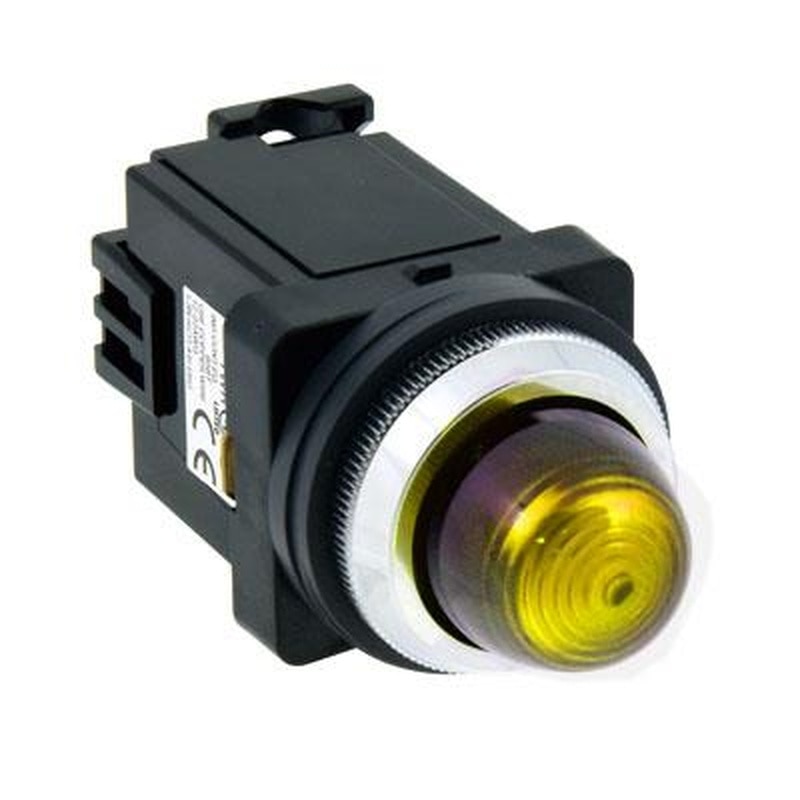 エスコ EA940DB-8YA AC200VLED表示燈(黄) 1個(ご注文単位1個)【直送品】