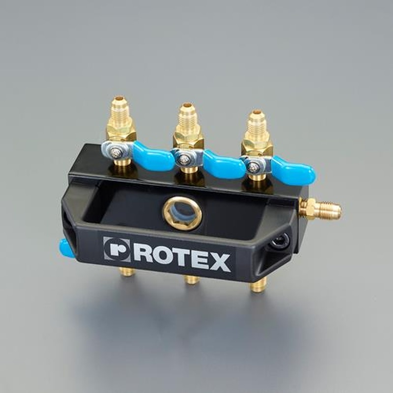 エスコ EA104SB-1A 1/4”x5/16”ボールバルブ付異径ホースアダプター(赤) 1個（ご注文単位1個）【直送品】