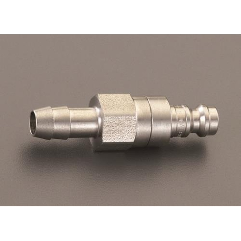 エスコ EA140GM-206 6mmウレタンホース用プラグ(ステンレス製) 1個(ご注文単位1個)【直送品】