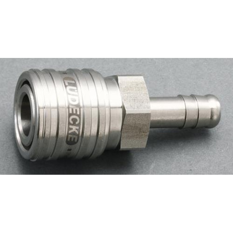 エスコ EA140GR-213 13mmウレタンホースカップリング(ステンレス製/ワンプッシュ) 1個（ご注文単位1個）【直送品】