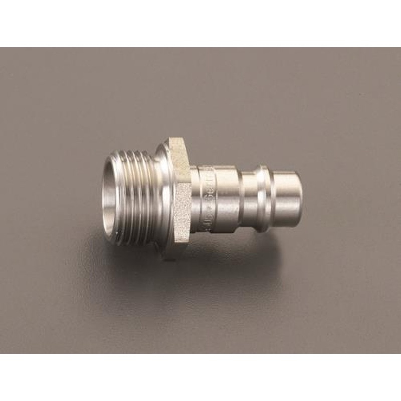 エスコ EA140GS-4 G1/2”雄ねじプラグ(ステンレス製) 1個（ご注文単位1個）【直送品】