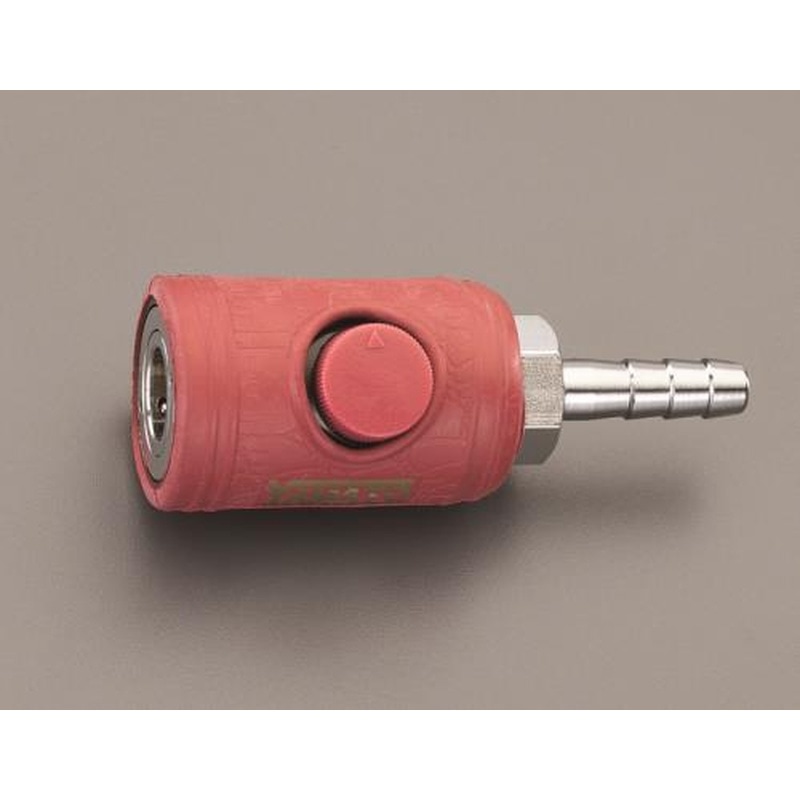エスコ EA140TA-2 1/4”エアーカップリングソケット(ボタン式) 1個（ご注文単位1個）【直送品】
