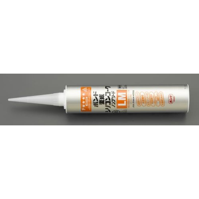 エスコ EA930AE-82 320ml変成シリコンコーク(ライトグレー) 1個（ご注文単位1個）【直送品】