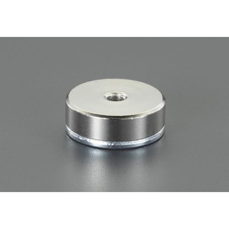 エスコ EA781EN-6 φ32x7mm/M6/250N強力マグネット 1個（ご注文単位1個）【直送品】