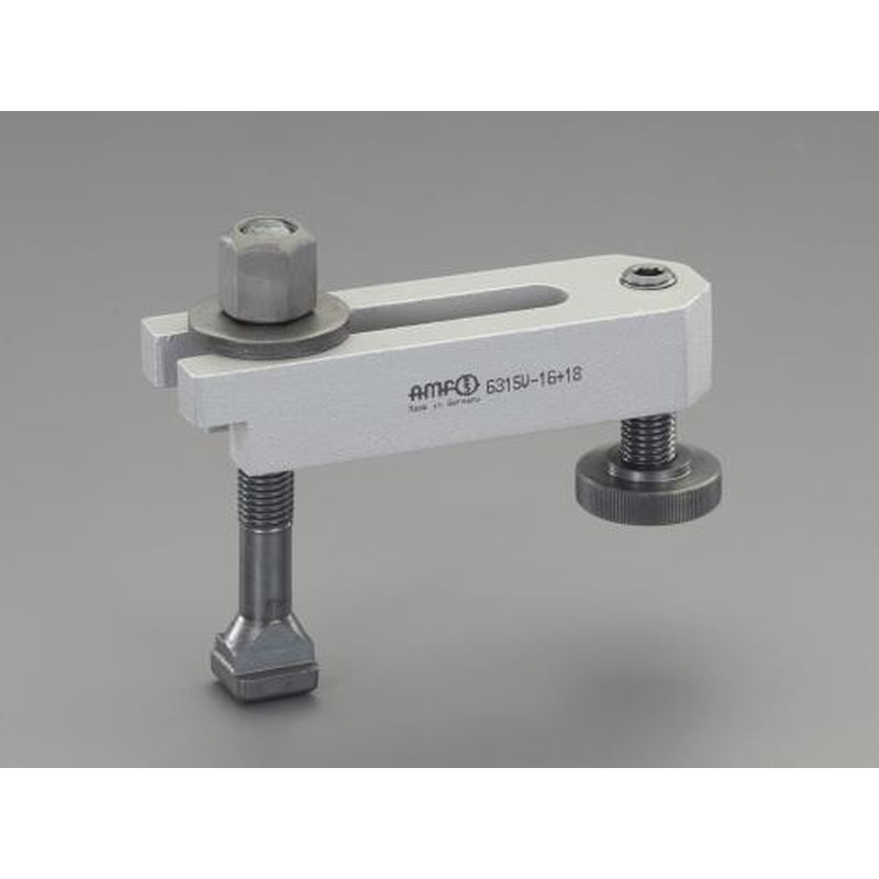 エスコ EA637BG-22 M20/200mmサポートスクリュー付ステップクランプ 1個(ご注文単位1個)【直送品】
