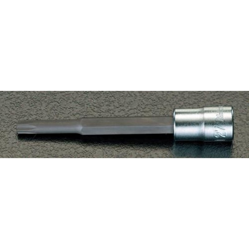 エスコ EA618AW-240 1/4”DR/T40x80mm［TORX]ビットソケット 1個（ご注文単位1個）【直送品】