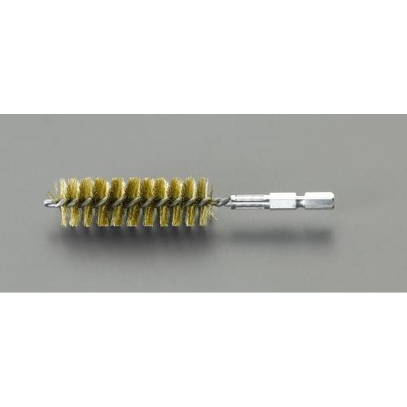 エスコ EA819BL-325 25mm六角軸付チューブラシ(真鍮) 1個（ご注文単位1個）【直送品】
