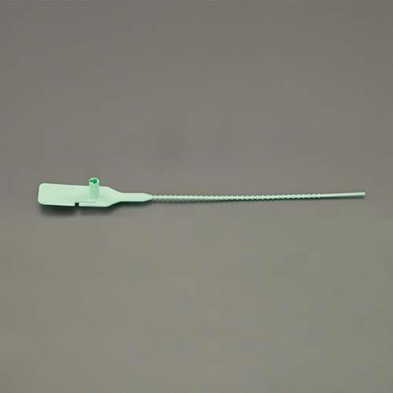 エスコ EA475MK-1 封印セキュリティタイ(100本/緑) 1個（ご注文単位1個）【直送品】