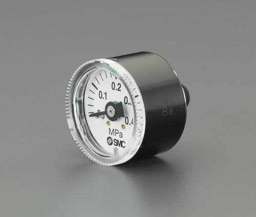 エスコ EA729A-2 R1/8/0-0.4MPa 圧力計 1個 （ご注文単位1個）【直送品】