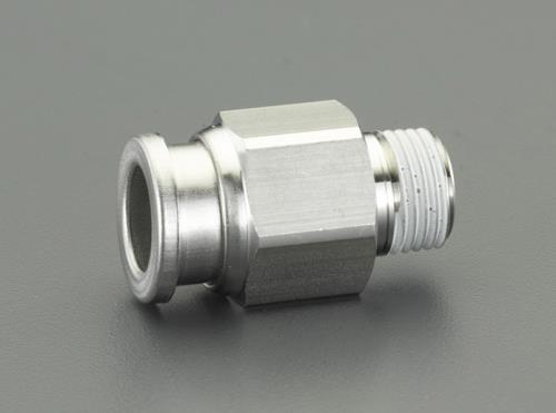 エスコ EA425WA-42 R1/4x 4mm ユニオン(ハーフ/ステンレス製) 1個 (ご注文単位1個)【直送品】
