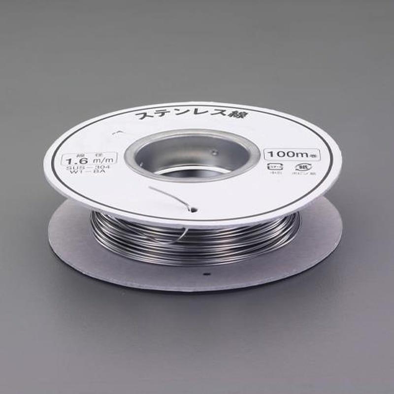 エスコ EA951AH-216A 1.6mmx200mステンレス線 1個(ご注文単位1個)【直送品】