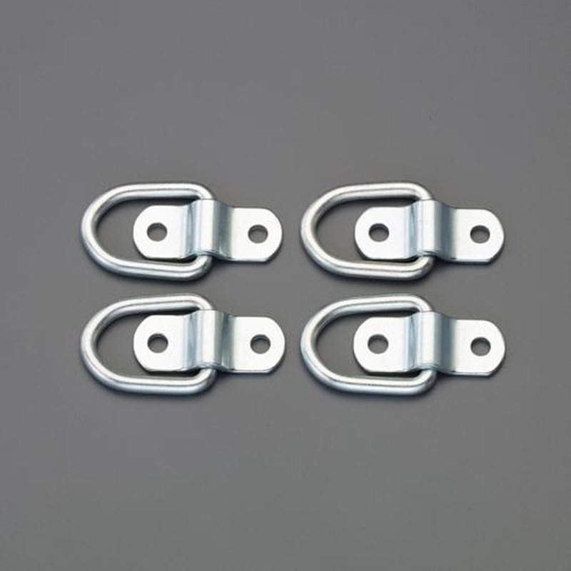 エスコ EA638BT-1A 70x38mmウォール金具(スチール・クロームメッキ/4個) 1個(ご注文単位1個)【直送品】