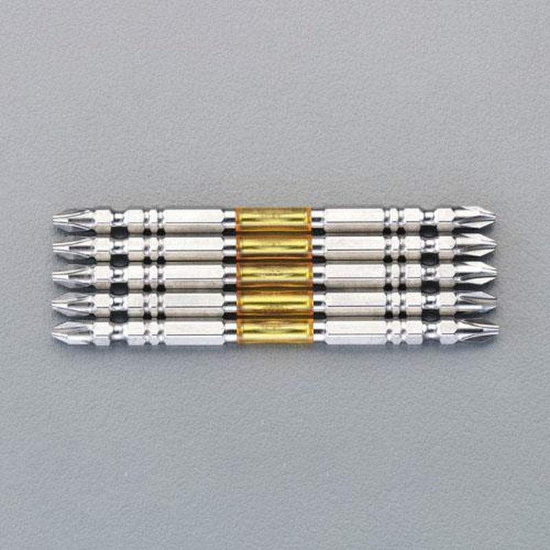エスコ EA813AE-26 #2x65mm衝撃吸収ビット(10本組) 1個（ご注文単位1個）【直送品】
