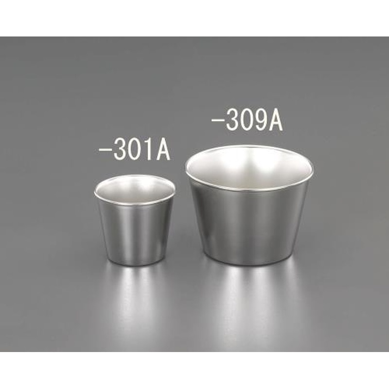 エスコ EA508SB-309A φ82x58mm/225mlカップ(ステンレス製) 1個(ご注文単位1個)【直送品】