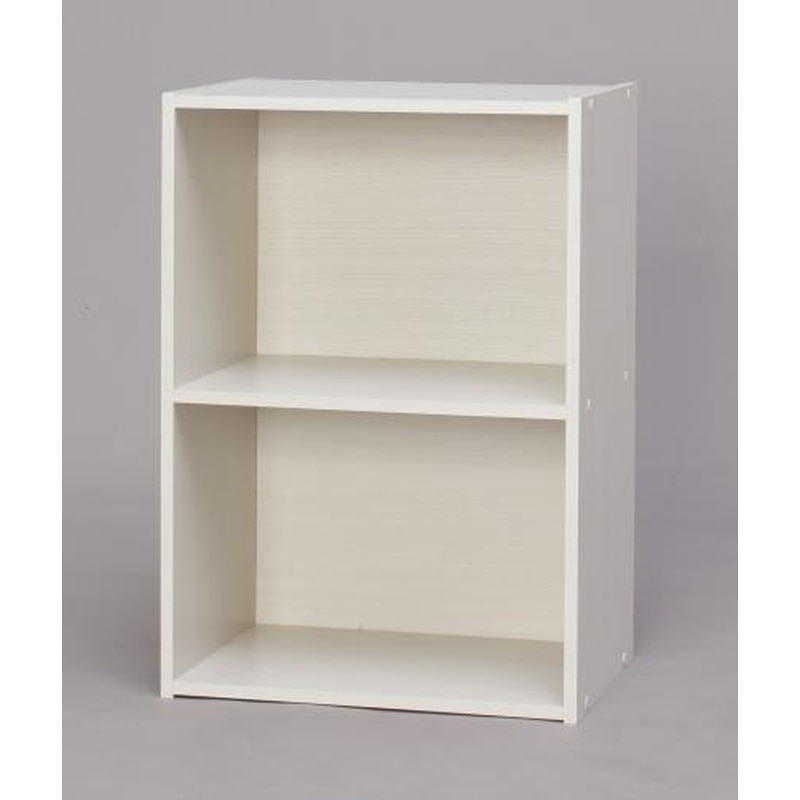 エスコ EA954FB-32B 415x290x595mm/2段収納ラック(オフホワイト) 1個(ご注文単位1個)【直送品】