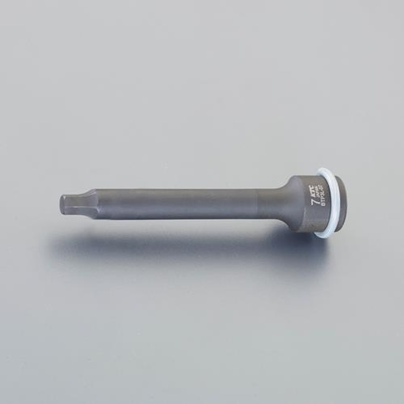 エスコ EA164KD-207 3/8”DRx7mm［HEX]ロングインパクトビットソケット 1個（ご注文単位1個）【直送品】