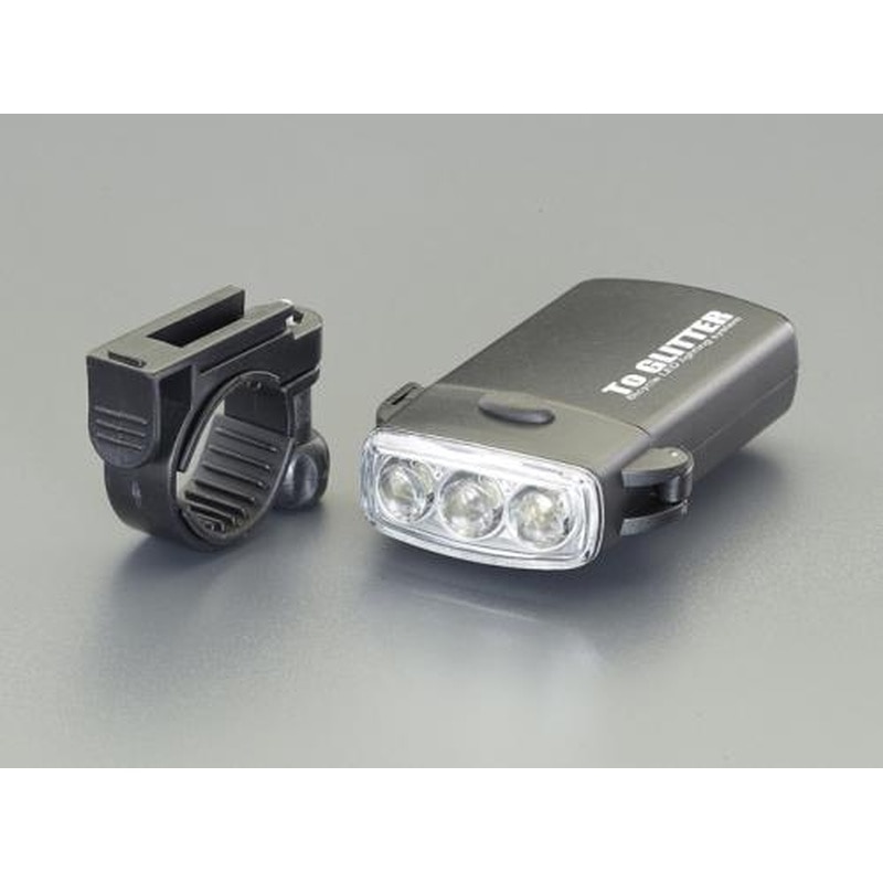 エスコ EA758HC-13[単4x3本]自転車用ライト/LED・防雨型 1個（ご注文単位1個）【直送品】