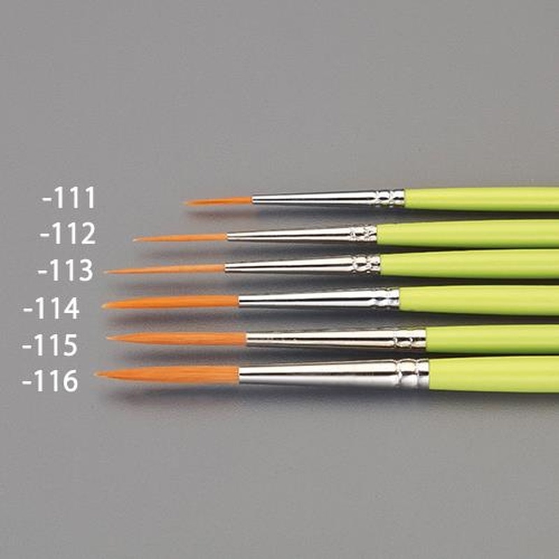 エスコ EA109MG-116 4号丸筆(タクロン毛) 1個(ご注文単位1個)【直送品】