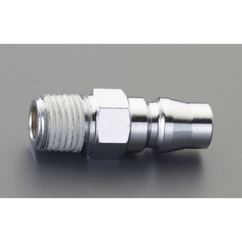 エスコ EA140DB-62 R1/4”雄ねじプラグ(エアホース用/シール材付) 1個（ご注文単位1個）【直送品】
