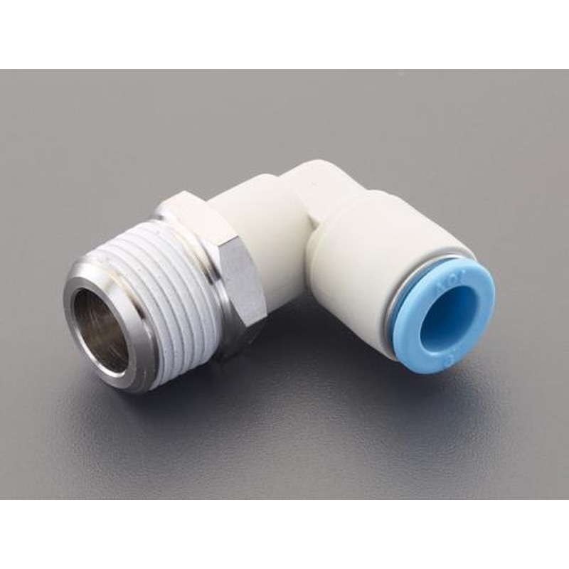 エスコ EA140HR-203 10mmxR3/8”エルボユニオン(ステンレス製) 1個(ご注文単位1個)【直送品】