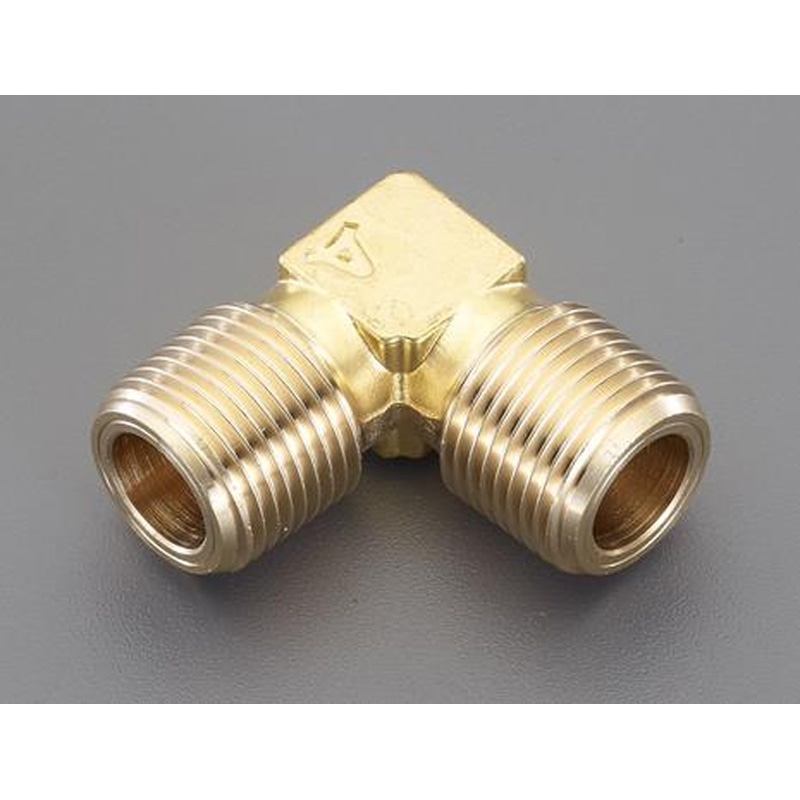 エスコ EA141AA-21 R1/8”外ねじエルボ 1個（ご注文単位1個）【直送品】