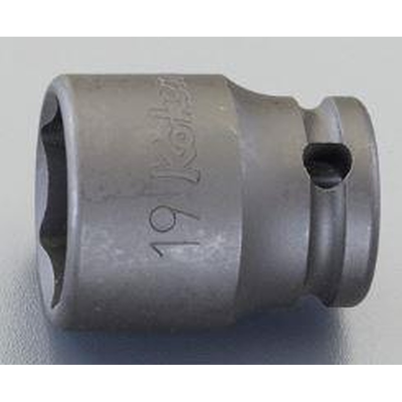 エスコ EA164CF-21 3/8”DRx21mmインパクトソケット(薄肉) 1個(ご注文単位1個)【直送品】