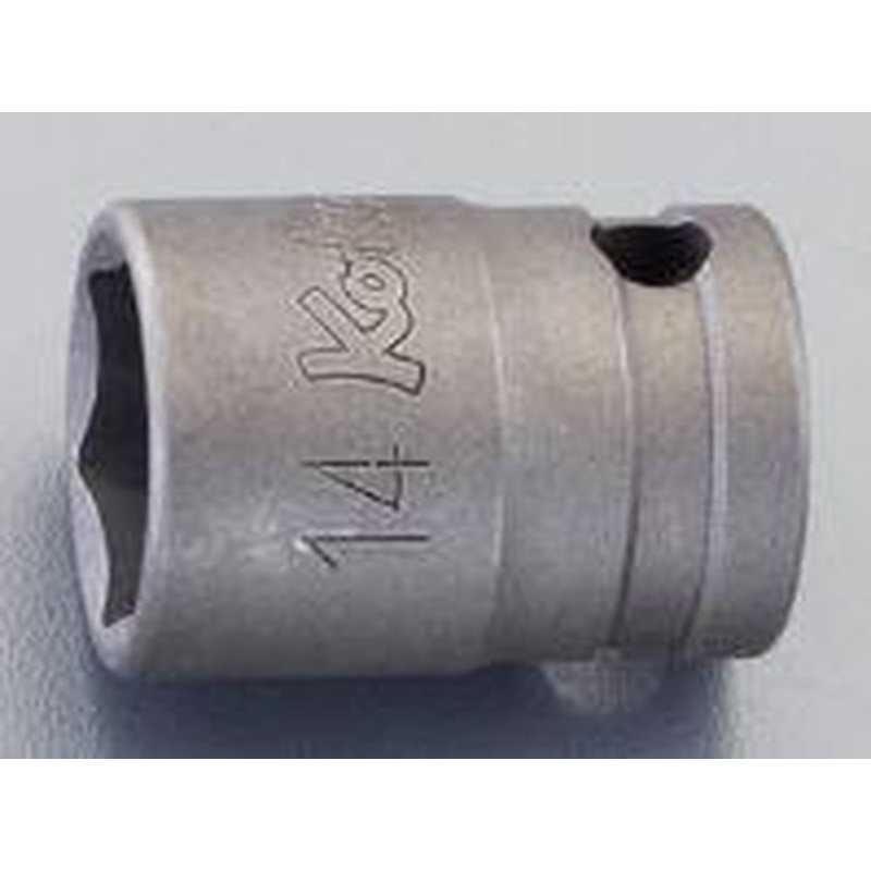 エスコ EA164CV-13 3/8”DRx13mmソケット(動力工具用) 1個（ご注文単位1個）【直送品】