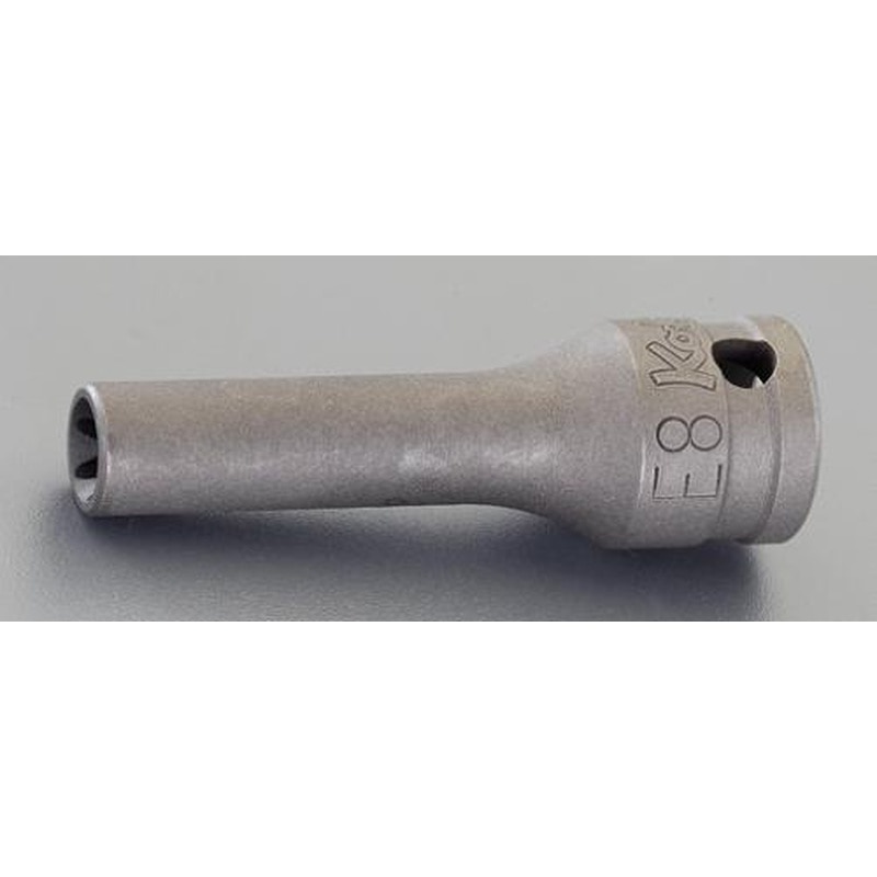 エスコ EA164CW-110 3/8”DRxE10TORXディープソケット(動力工具用) 1個(ご注文単位1個)【直送品】