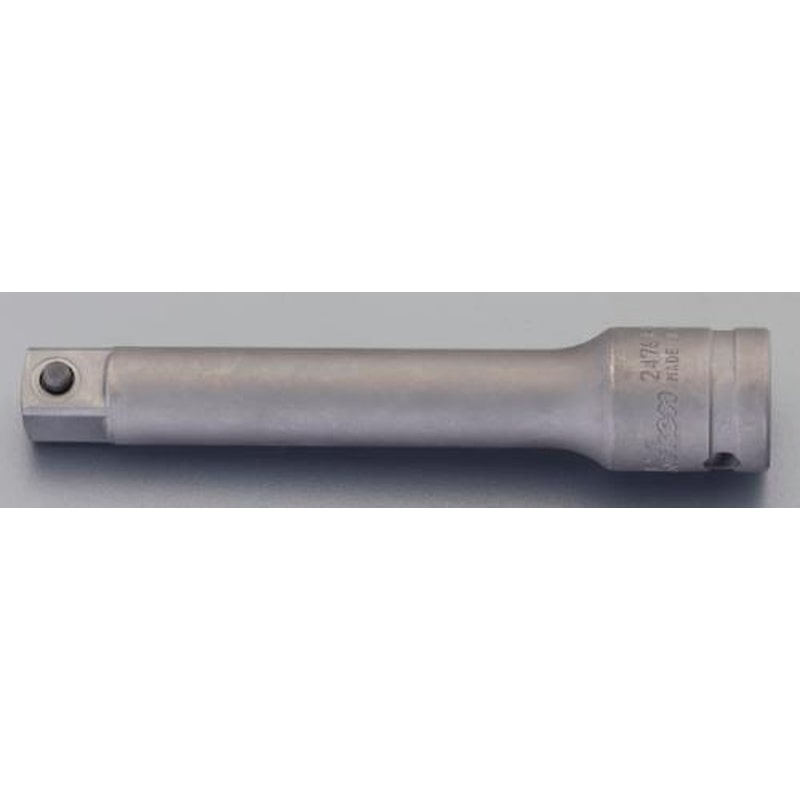 エスコ EA164DP-250 1/2”DRx250mmエクステンションバー(動力工具用) 1個(ご注文単位1個)【直送品】