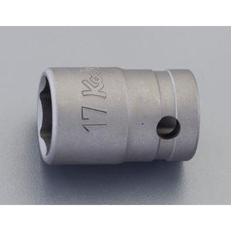 エスコ EA164DR-27 1/2”DRx27mmソケット(動力工具用) 1個(ご注文単位1個)【直送品】