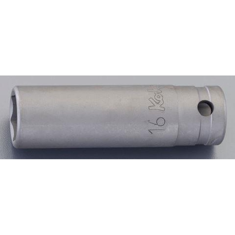 エスコ EA164DR-227 1/2”DRx27mmディープソケット(動力工具用) 1個(ご注文単位1個)【直送品】