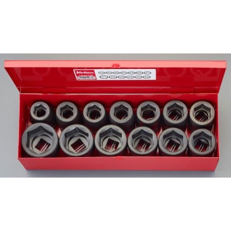 エスコ EA164EB 3/4”DR/19-41mmインパクトソケットセット 1個(ご注文単位1個)【直送品】