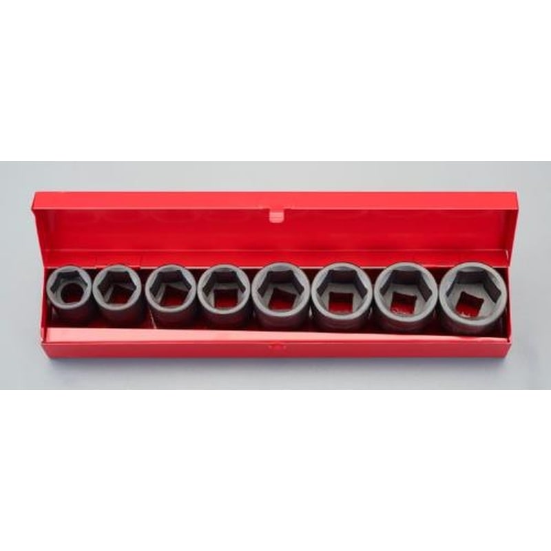 エスコ EA164EP-1 3/4”DR/26-38mmインパクトソケットセット 1個(ご注文単位1個)【直送品】