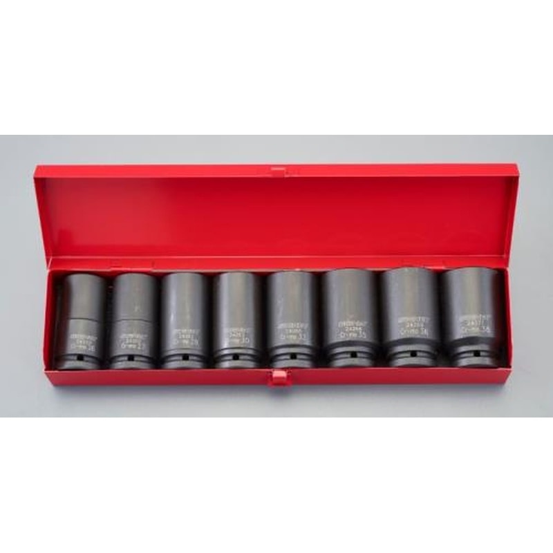 エスコ EA164EP-2 3/4”DR/26-38mmインパクトソケットセット 1個(ご注文単位1個)【直送品】