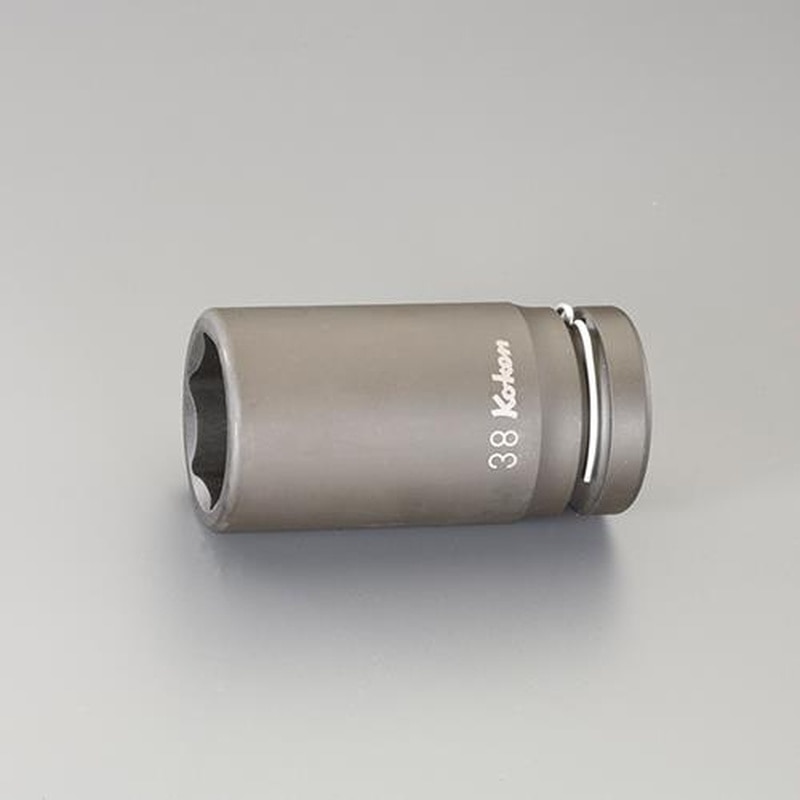 エスコ EA164FC-26 1”DRx26mm薄肉インパクトディープソケット 1個(ご注文単位1個)【直送品】