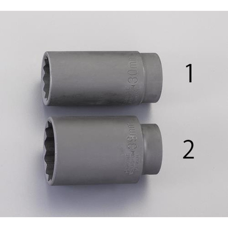 エスコ EA164GW-1 1/2”DRx30mmアクスルナット用インパクトソケット 1個(ご注文単位1個)【直送品】