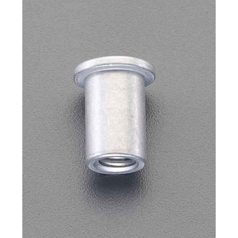 エスコ EA527NK-25 M4/2.5-3.5mmブラインドナット(アルミ平頭/50個) 1個(ご注文単位1個)【直送品】