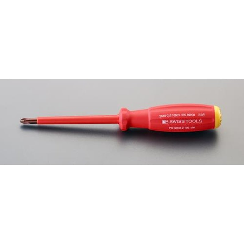 エスコ EA560PN-0 #0x60mm［＋]ドライバー(絶縁) 1個（ご注文単位1個）【直送品】