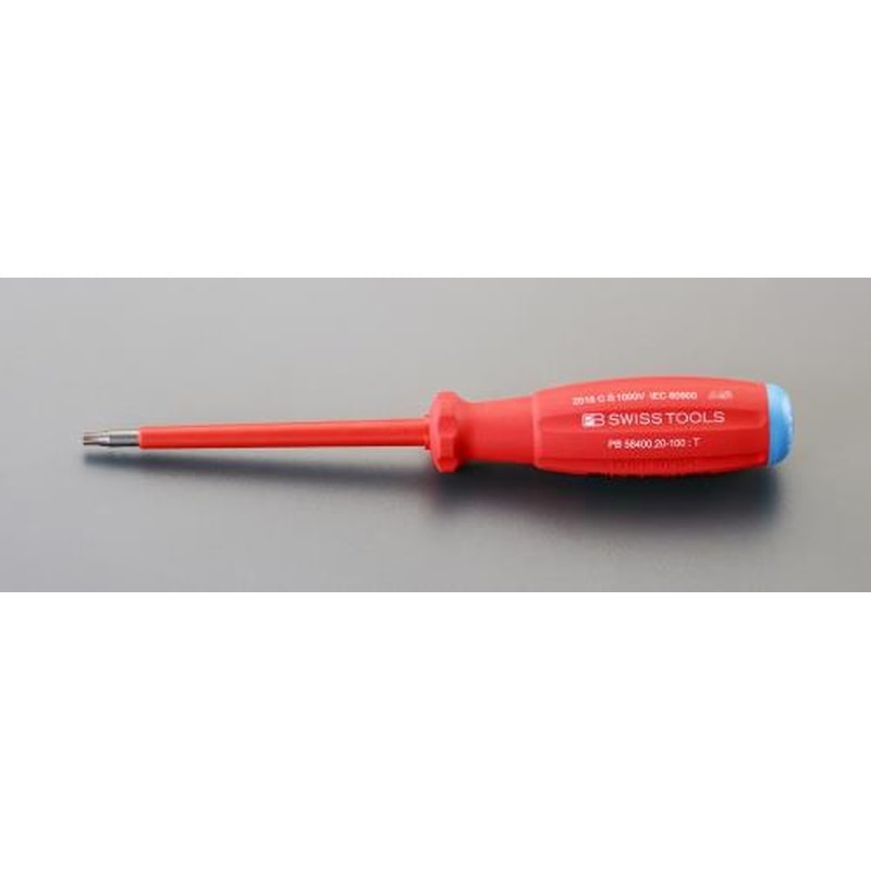 エスコ EA560PN-20 T20x100mm［TORX]絶縁ドライバー 1個（ご注文単位1個）【直送品】