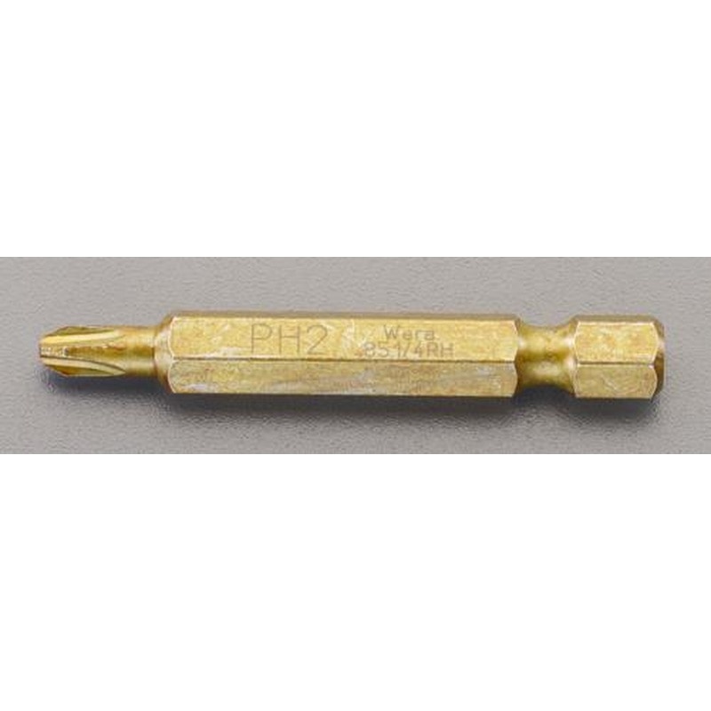 エスコ EA611GA-202 #2x50mm［＋]ドライバービット 1個（ご注文単位1個）【直送品】