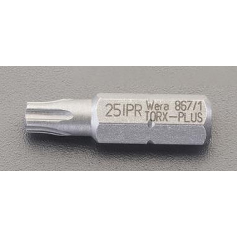 エスコ EA611GL-240 40IPRx25mm［TORX-PLUS]ビット(イジリ止) 1個（ご注文単位1個）【直送品】