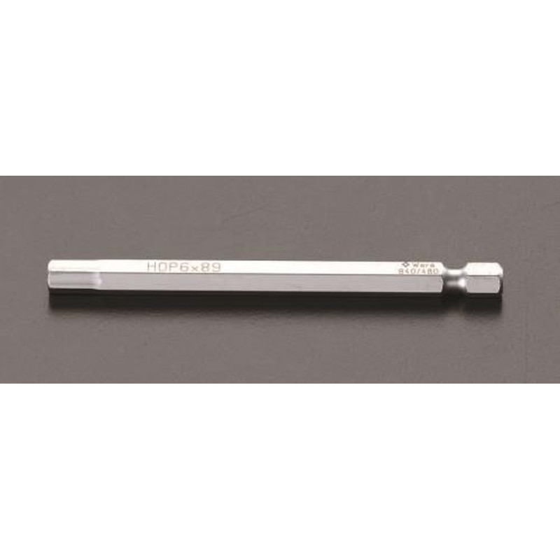 エスコ EA611GR-114 1/8”x89mm［Hex-Plus]ドライバービット 1個（ご注文単位1個）【直送品】