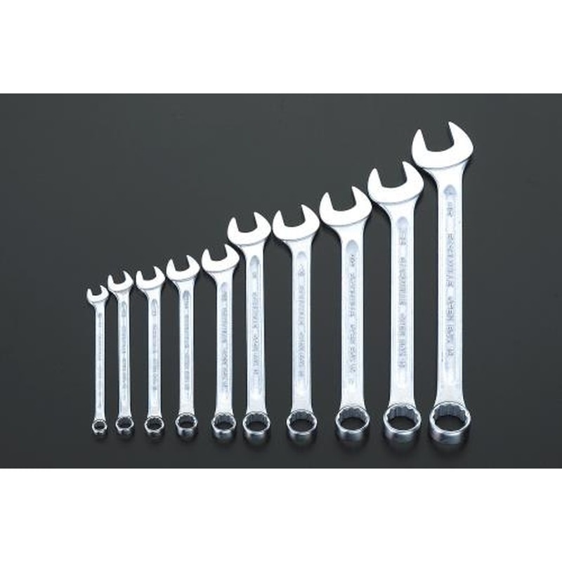 エスコ EA614SV 10本組/1/4”-3/4”片目片口スパナ 1個（ご注文単位1個）【直送品】