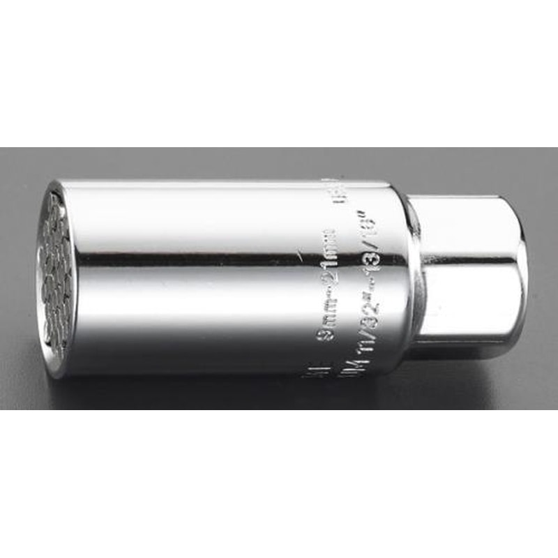 エスコ EA617A-42 3/8”DR/9-21mmユニバーサルソケット 1個（ご注文単位1個）【直送品】