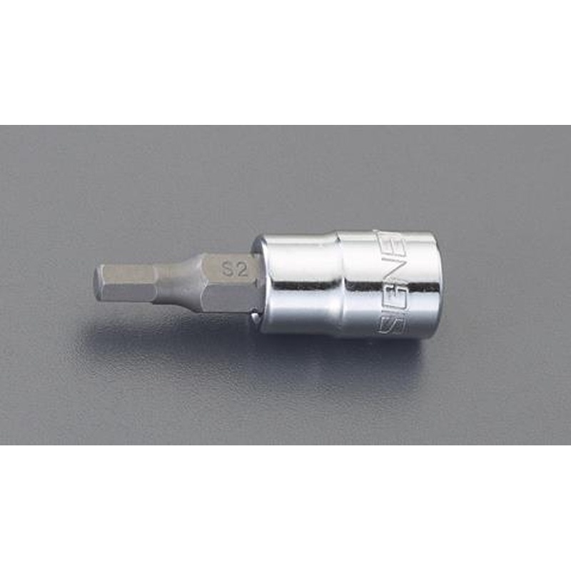 エスコ EA617CF-105 1/4”DRx3/8”［INHEX]ビットソケット 1個（ご注文単位1個）【直送品】