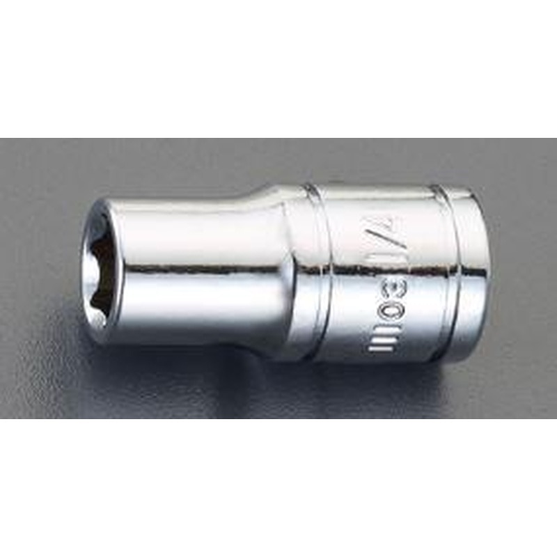 エスコ EA617CL-108 1/4”DRx3/8”ソケット 1個（ご注文単位1個）【直送品】
