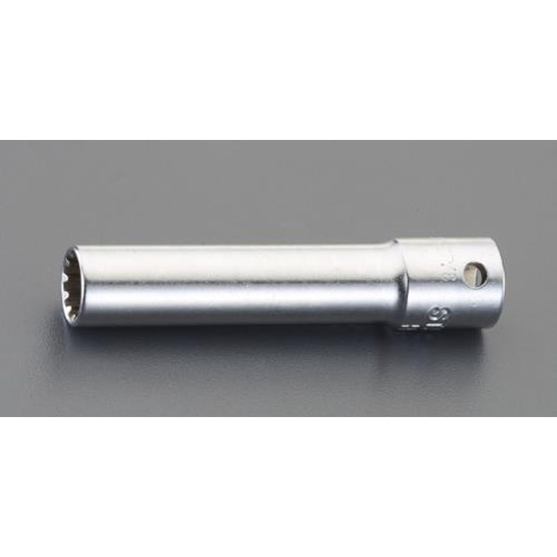 エスコ EA617YP-212 3/8”DRx7/16”スプラインソケット 1個(ご注文単位1個)【直送品】