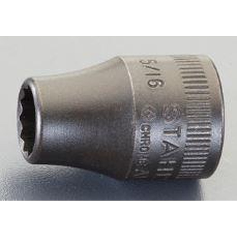 エスコ EA617YP-227 3/8”DRx5/16”スプラインソケット 1個(ご注文単位1個)【直送品】