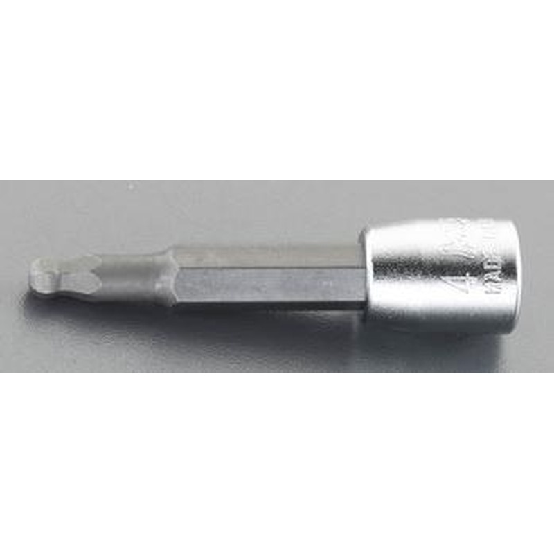 エスコ EA618AT-303 1/4”DRx3mm(ボールポイント)Hexビットソケット 1個(ご注文単位1個)【直送品】