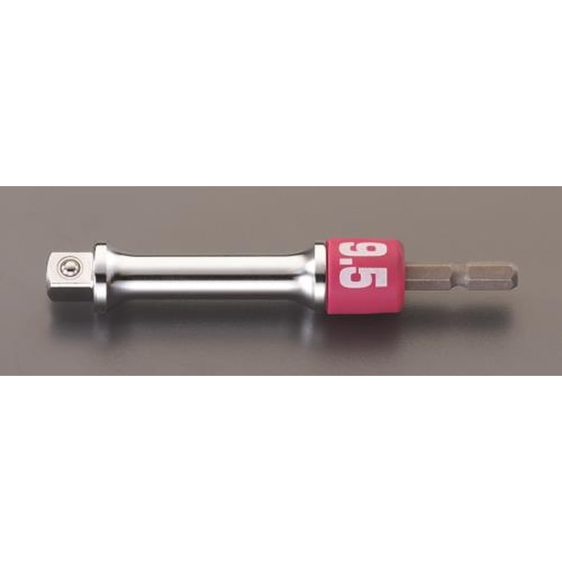 エスコ EA618AX-421 1/2”DRx1/4”HEXソケットアダプター(ロング) 1個（ご注文単位1個）【直送品】